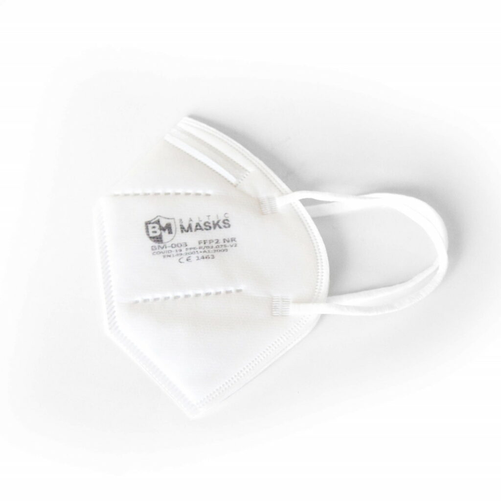 Respirators 5-slāņu FFP2 Baltic Masks BM-003, 1 gabals