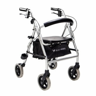 Alumīnija rollators ar četriem riteņiem Kid-Man Gigas