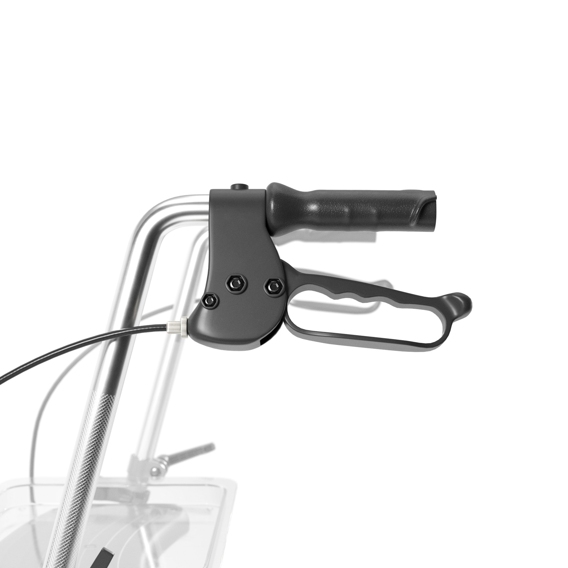 Tērauda rollators ar četriem riteņiem, grozu un sēdekli Kid-Man 04-4200F - Image 8