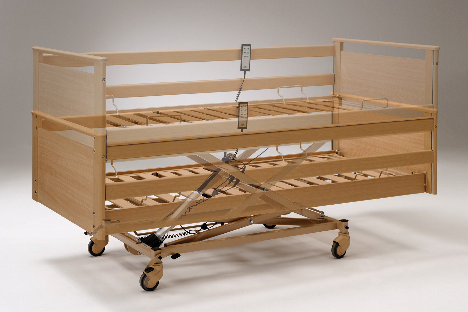 Funkcionālā gulta Burmeier Westfalia Klassik ar sķērveida pacelšanas mehānismu un maksimālo slodzi 200 kg - Image 2