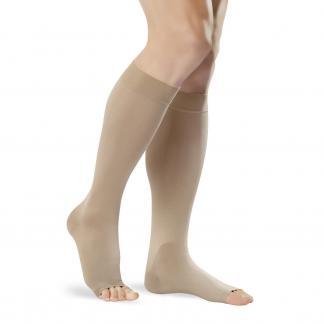 Kompresijas pusgarās zeķes bez pirkstu daļas Tonus Elast 0408 Soft no īpaši mīksta auduma, II klase