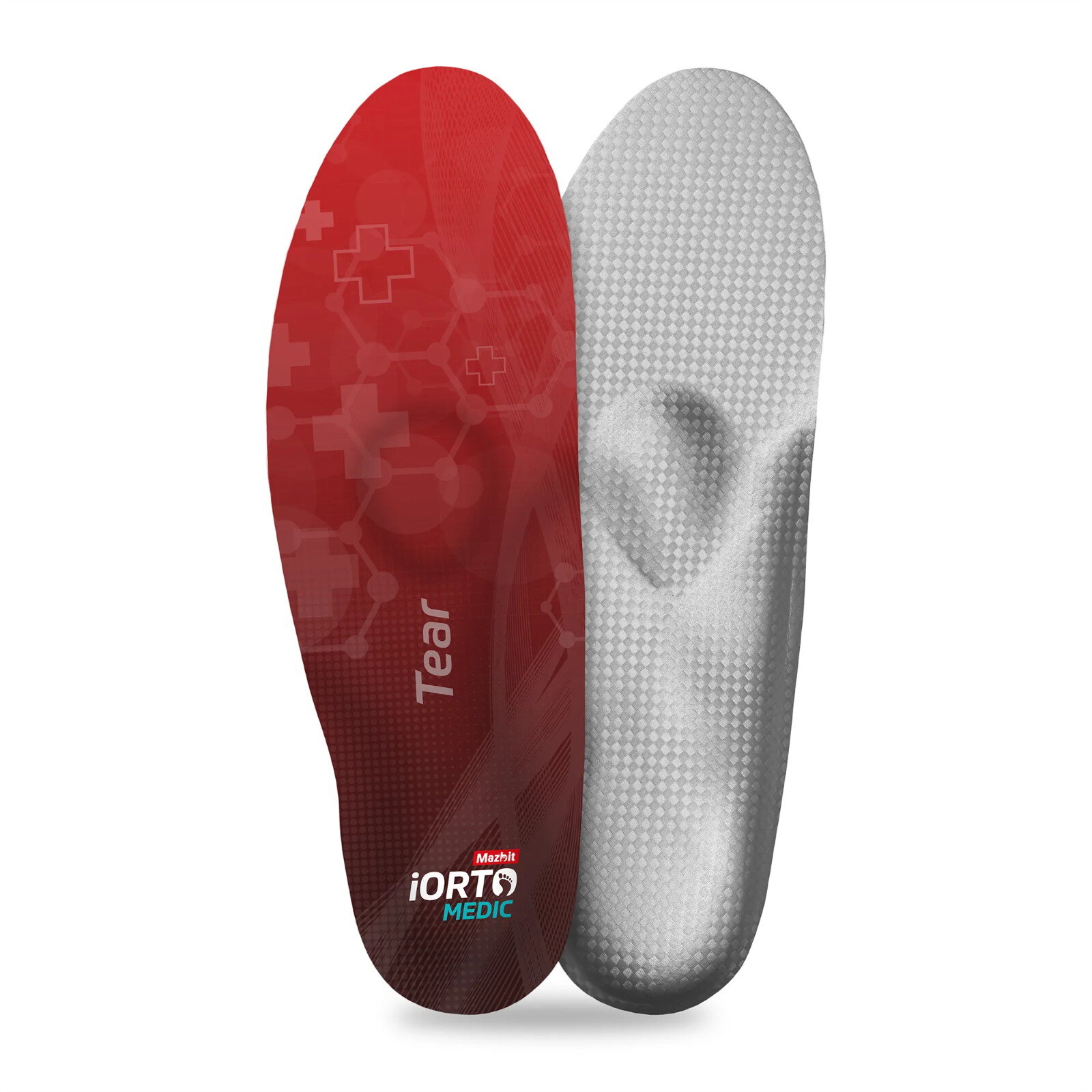 Ortopēdiskās zolītes šķērsvelves plakanajai pēdai Mazbit iORTO Tear Standard - Image 8