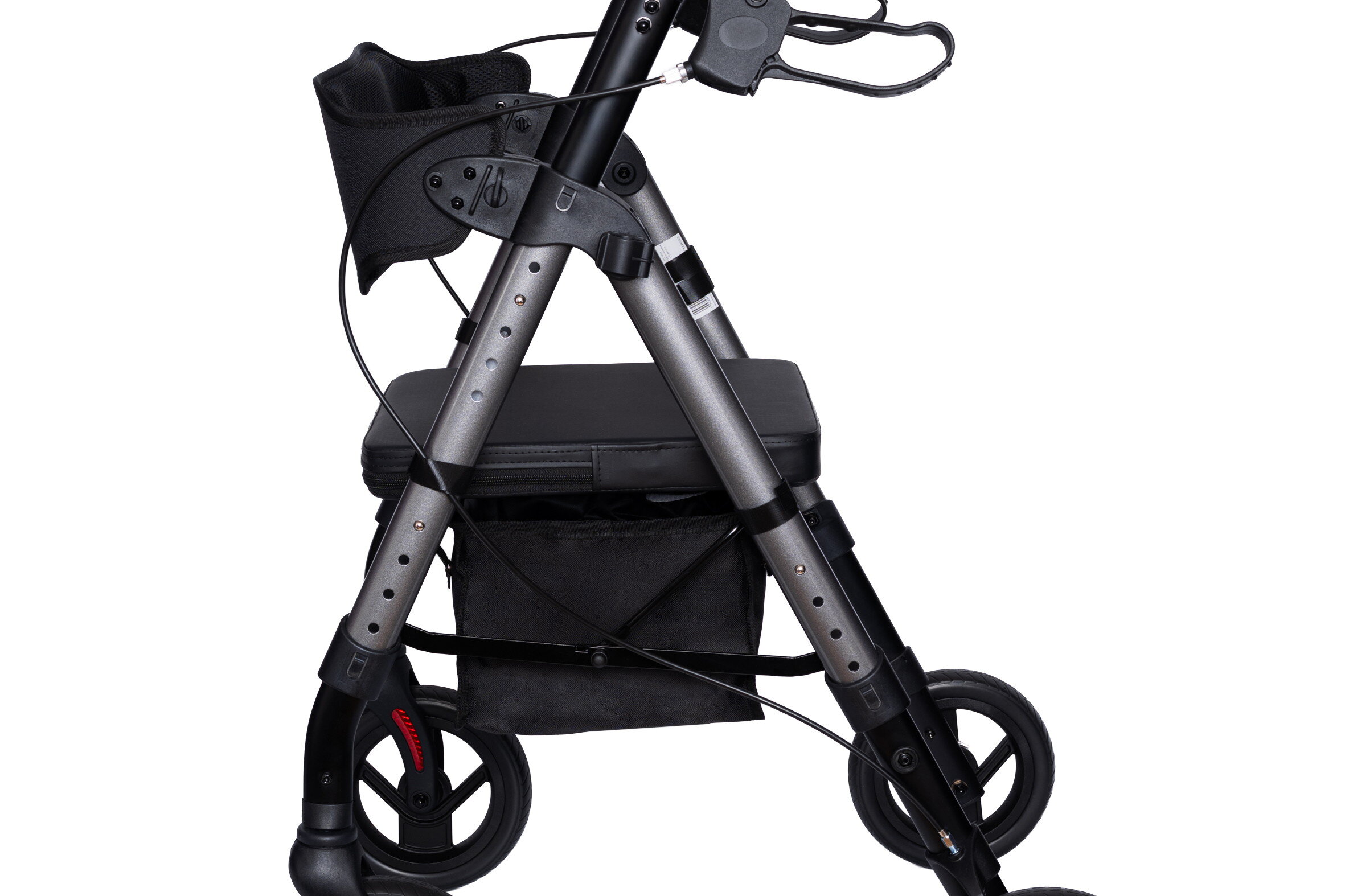 Alumīnija rollators ar četriem riteņiem Reha Fund RF-617 Marsylia - Image 6