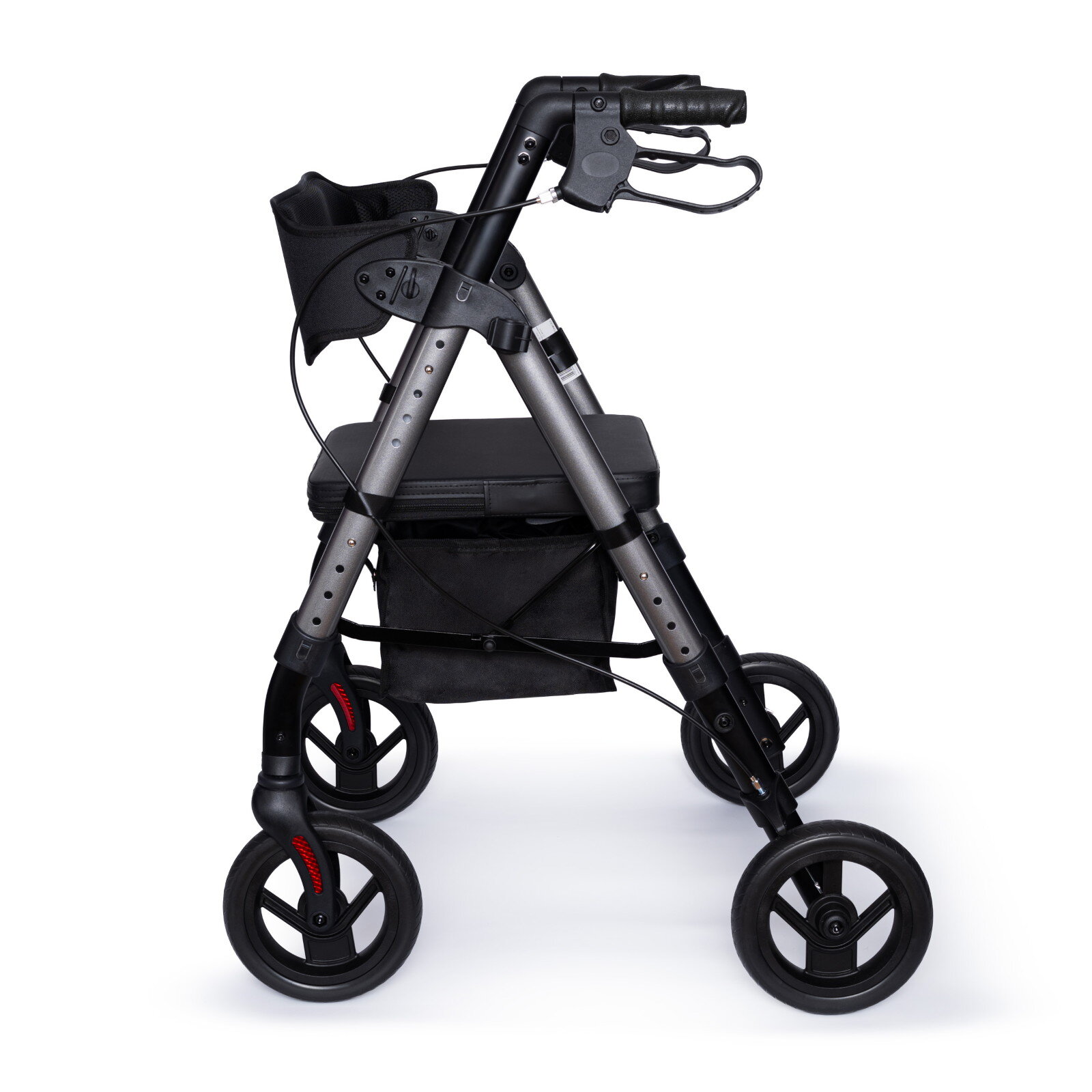 Alumīnija rollators ar četriem riteņiem Reha Fund RF-617 Marsylia - Image 3