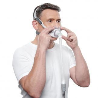 Pilnā sejas maska CPAP terapijai novietošanai zem deguna Resmed AirFit F40