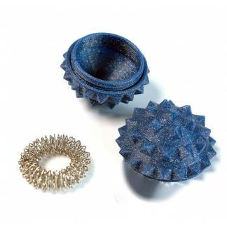 Masāžas gredzens pirkstiem ar bumbiņu Su Džok (Su Jok), gredzena diametrs 2,4 cm