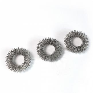 Masāžas gredzeni pirkstiem Su Džok (Su Jok), diametrs 2,4 cm, 3 gabali