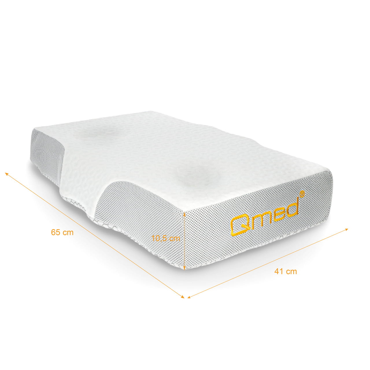 Ortopēdiskais spilvens Qmed Safe & Glow, 65 x 41 x 10,7 cm - Image 4